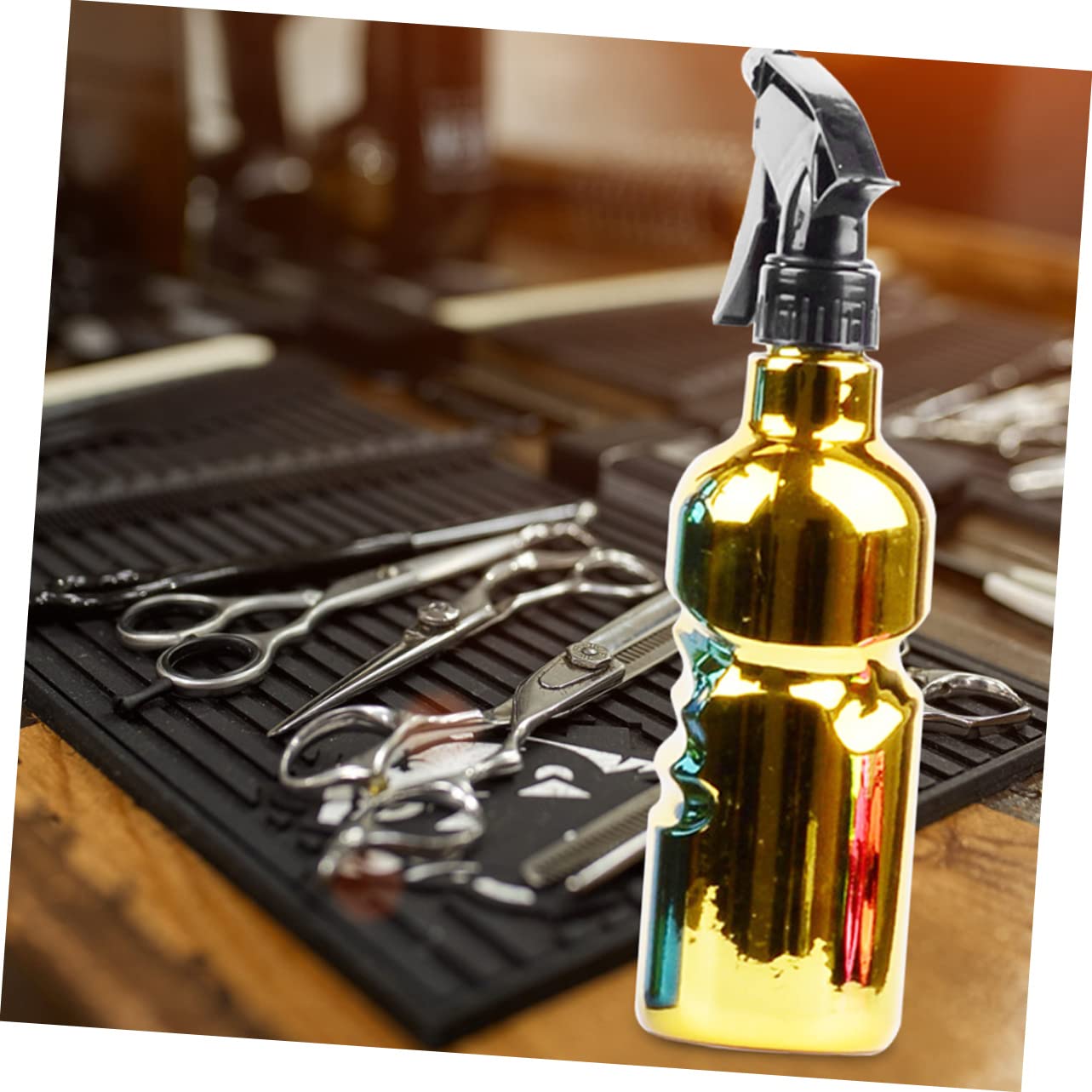 Ipetboom 4pezzi Spray Bottle Nebulizzatore Ricaricabile Per Parrucchieri Design Vintage Capacità Pratica Per Acconciature e Dei Facile Da Impugnare e Pressare Materiale Resistente e