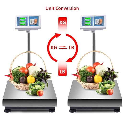 Báscula Electrónica de Plataforma 660 LBS con LCD miniatura 3