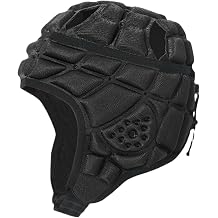 Kids Flag Football Helmet, Youth Soft Shell Helmets for 7 V 7 Football, Adjustable Padded Rugby Headgear Scrum Cap Soccer Helmet Lightweight Protective Sports Gear for Boys & Girls Ages 8-14