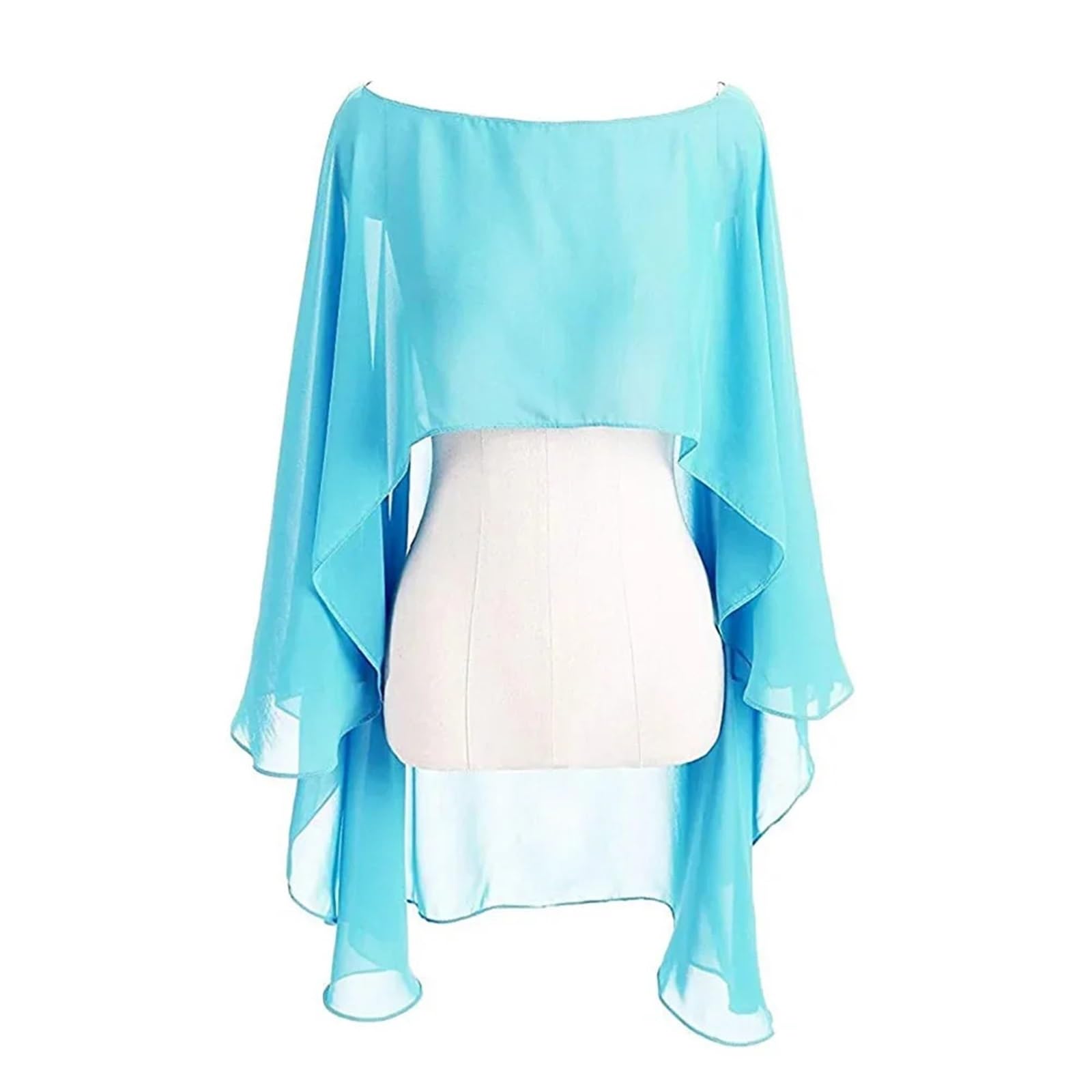 Coprispalle Chiffon Bolero Mantella da sposa in chiffon donna, bolero, sera