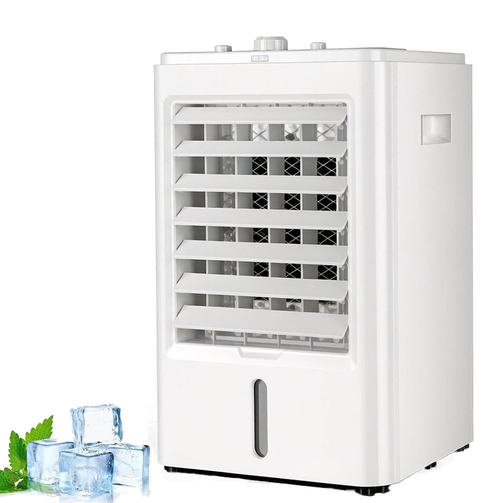 Conditador de Aire portátil del Coche de 12volts 24volts, refrigerador eativo con Control Remoto, Ventilador de enfriamiento de 3 velocidades para el Coche RV Van Bus Camping