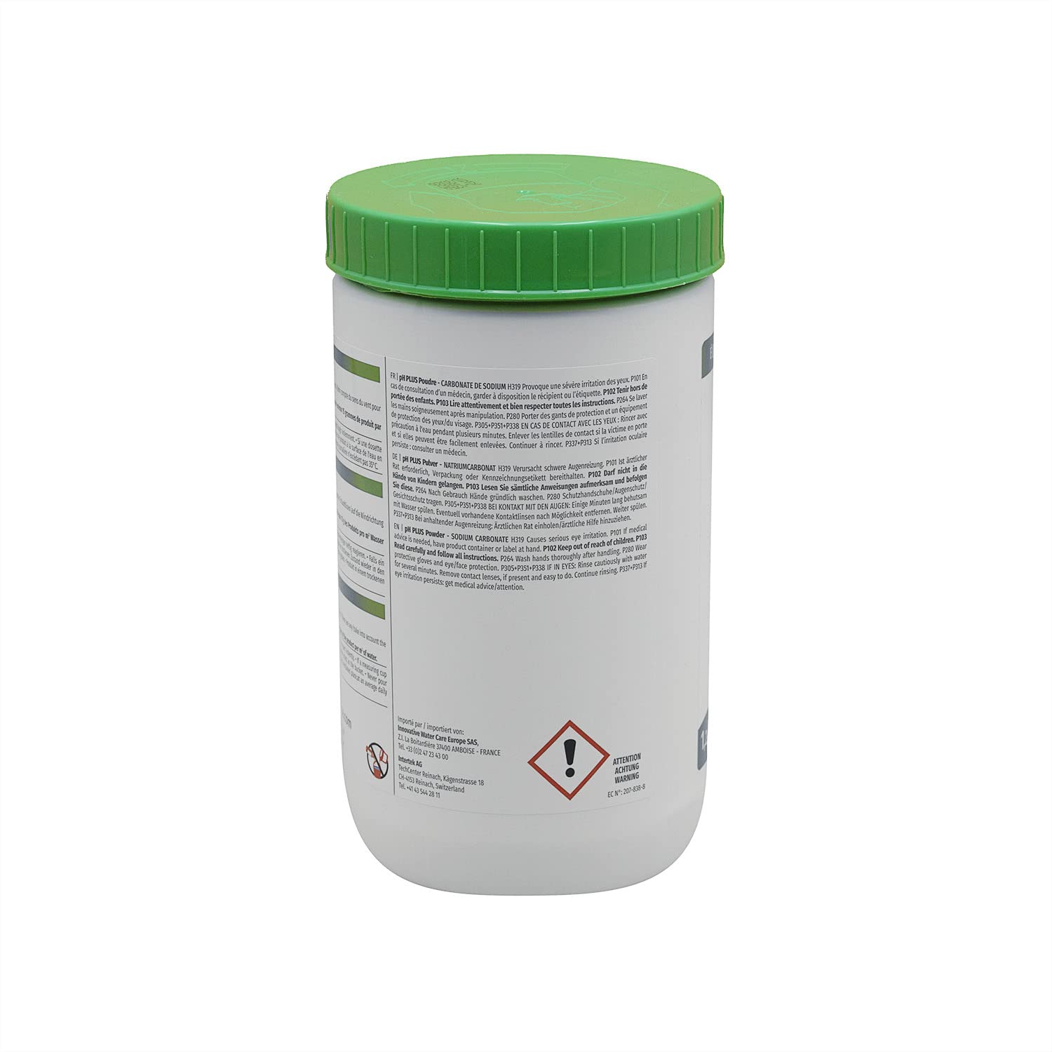 HTH Spa pH Plus Poudre 1,2kg Correcteur de pH Solide Augmente Le pH Dissolution Rapide 10 Tests HPS OFFERTS 6 en 1