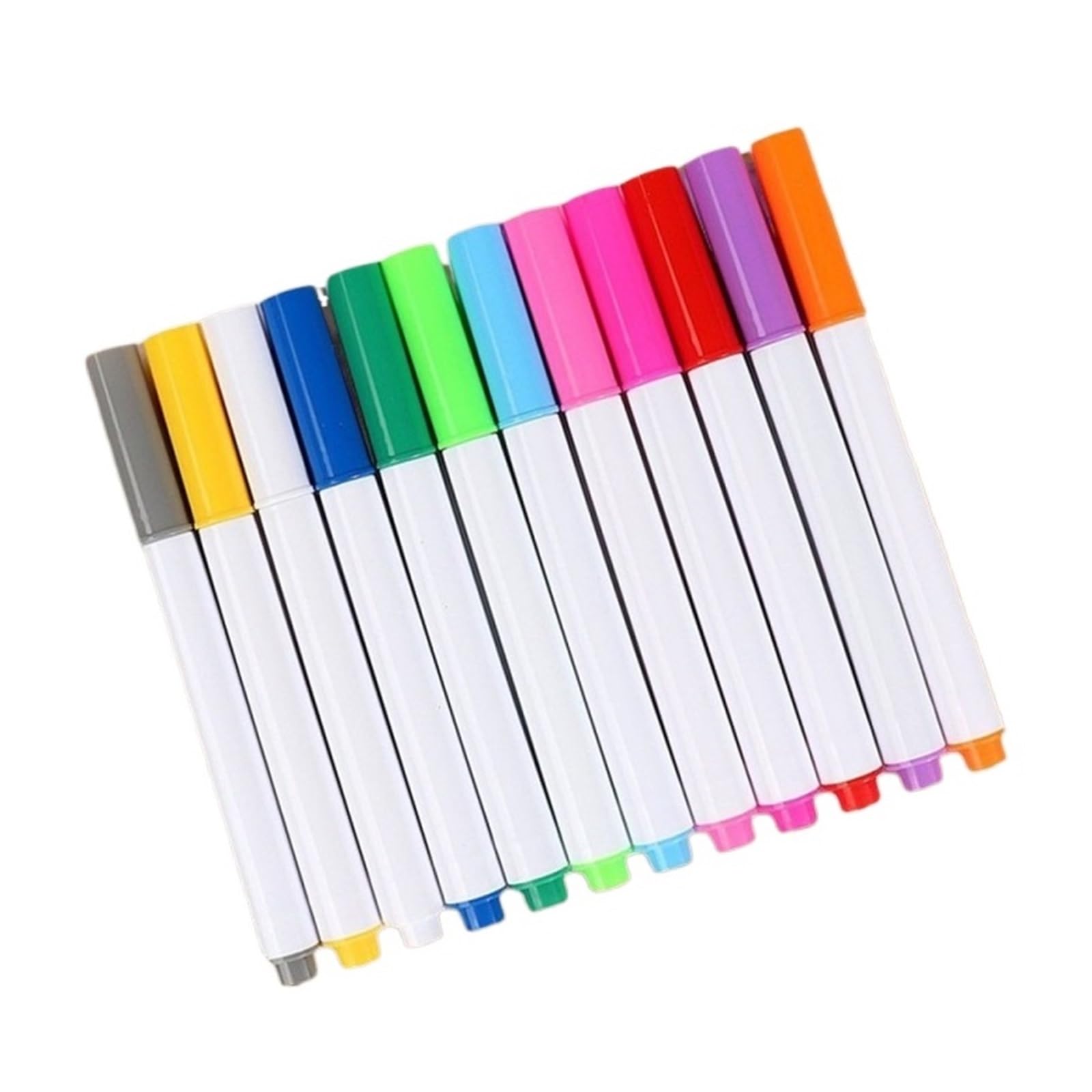 Rotulador para pizarra blanca 12 puntas líquidas de colores