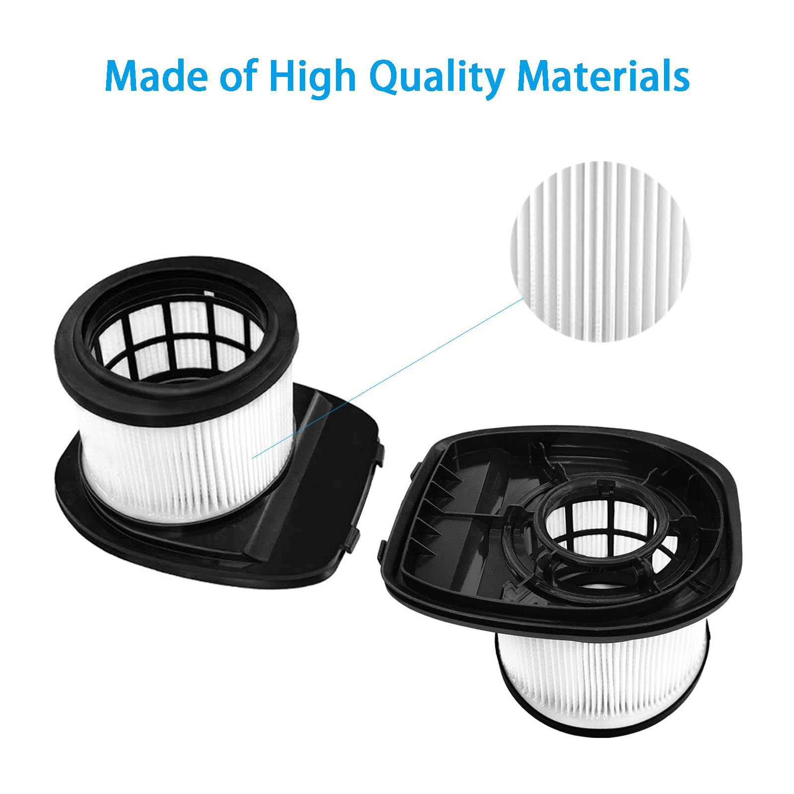 Accesorios Cepillo Filtro para Shark IZ300EU IZ320EU IZ300EUT IZ320EUT IZ300 IZ320 IZ320 DuoClean Batería Piezas de Repuesto (12 unidades)