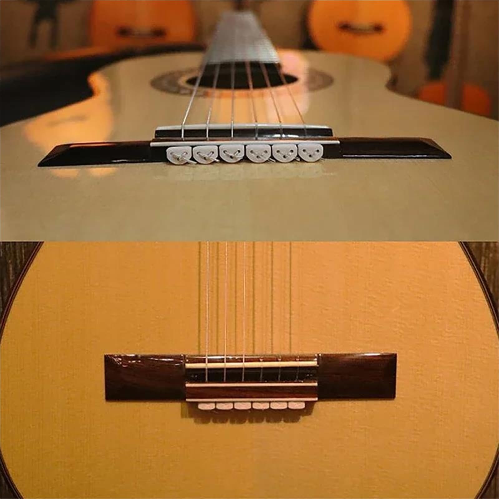 Set Accessori Chitarra Set Di 12 Supporti Per Corde Per Chitarra Classica Strumenti Per Liutaio E Legacci Triangolari Per