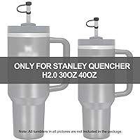 Vista 120 de Silicone Spill Stopper Set Compatible with Stanley Cup 2.0 30oz & 40oz with Straw Cover, Set of 4