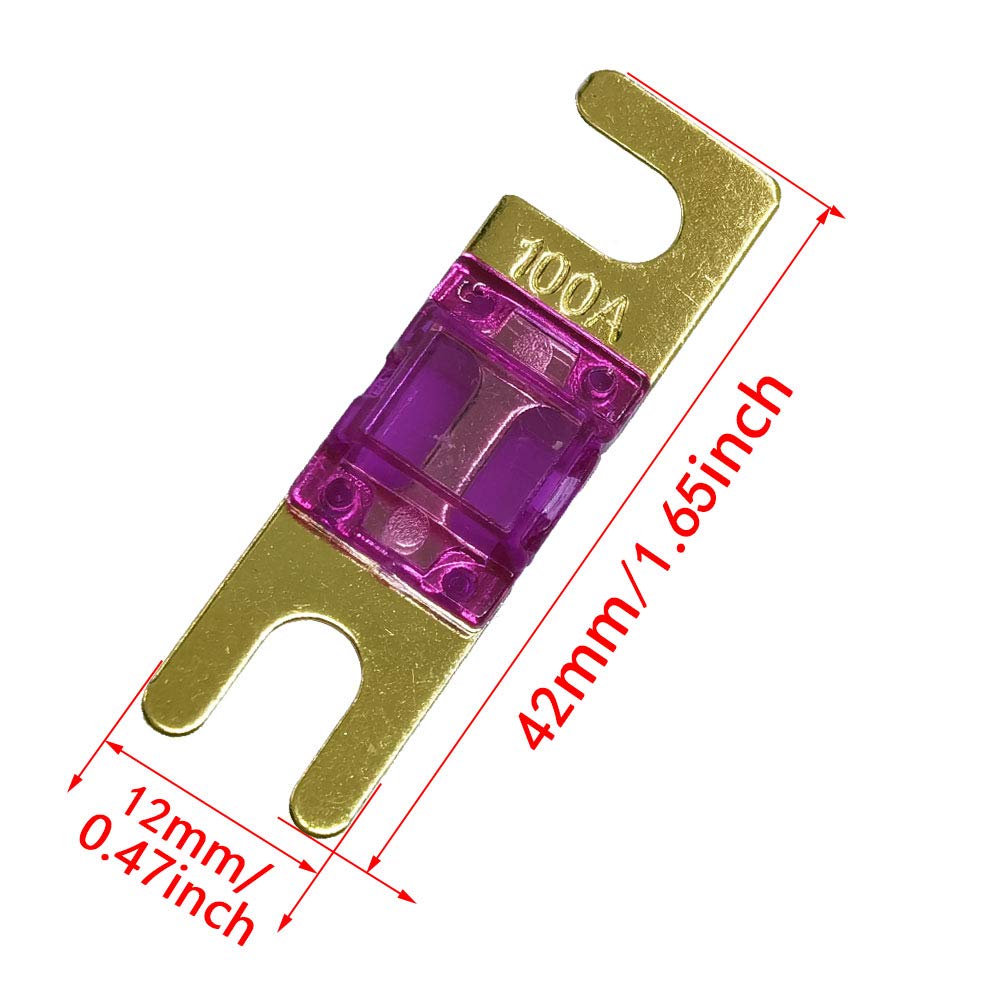 X AUTOHAUX 10pcs 20A AFS Mini ANL Fuses Replacement - View #5