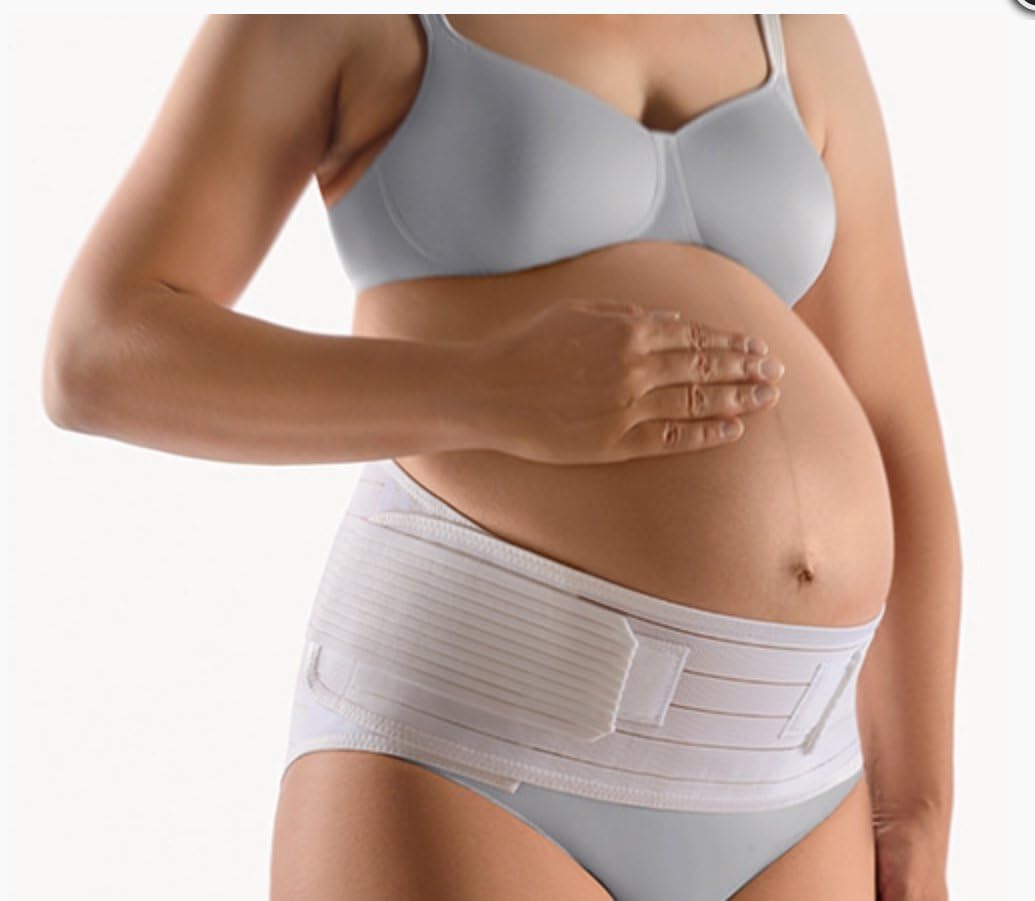 Bort Maternity Belly Support Pregnancy Belt Abdominal Obesity Belt Back Pain Made in Germany (Size 0: 25.5" – 35.4" inches)