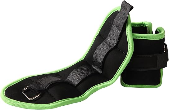 JFIT Ankle Weights - Ankle Weight Pair 10 Weight and Bundle Options - 0.5 to 8 lbs. Each Set of 2 Adjustable Straps Comfortable, Breathable, Moisture Absorbent Weight Straps for Men and Women