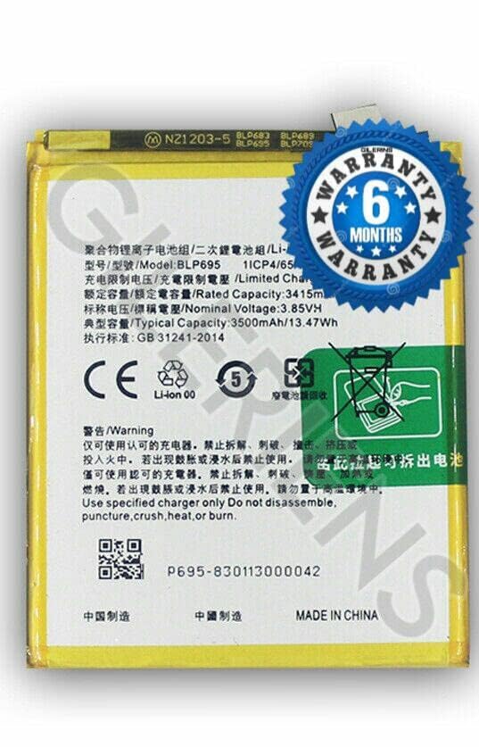 Image of Original BLP695 Battery for Oppo realme U1 Battery with 6 Month Warranty** (CAR167)