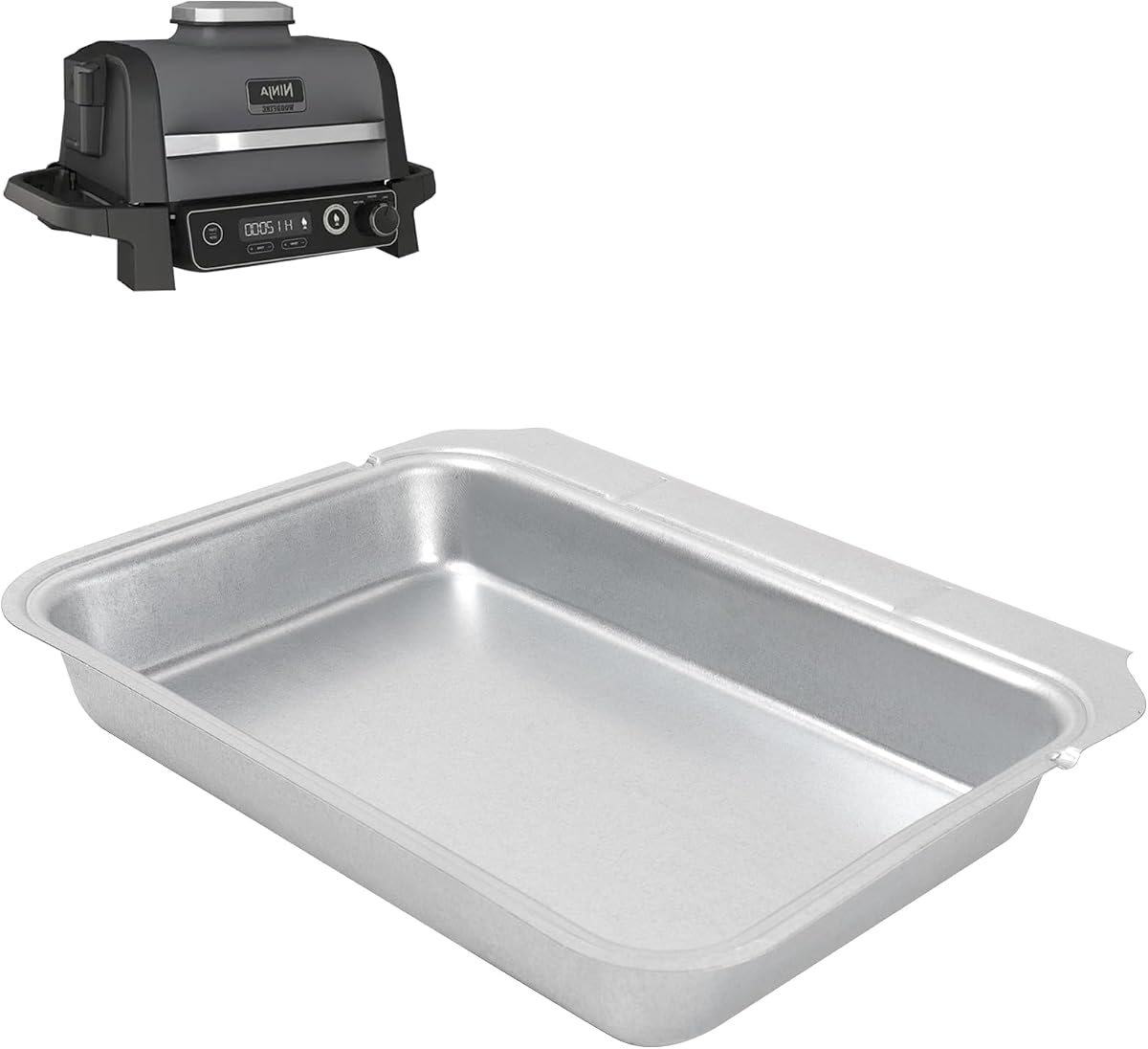 Grease Tray for Ninja Woodfire BBQ Grill, Professional Drip Pan for Ninja Woodfire Grills OG700 Series - OG701 & OG751 Outdoor Grill & Smoker, Non Disposable Tray
