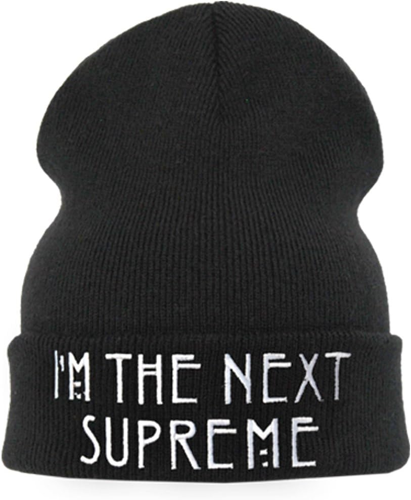 American Horror Story Beanie hat I'm The Next Supreme Black/White