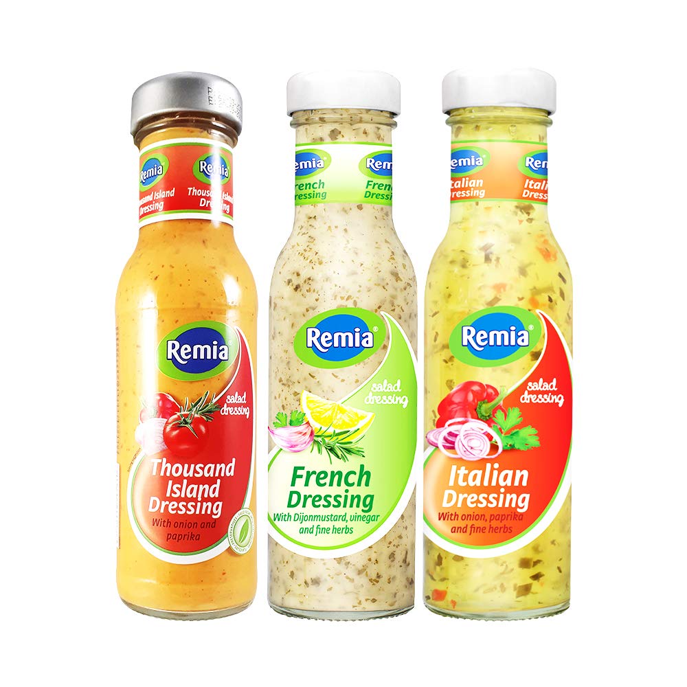 See full amazon price history chart for Remia 1000 Island Dressing 250g + French Dressing 250g + Italian Dressing 250g, Pack of 3 Remia 1000 Island Dressing 250g + French Dressing 250g + Italian Dressing 250g, Pack of 3 (B07QP5QV82) Amazon Price History, Amazon Price Tracker