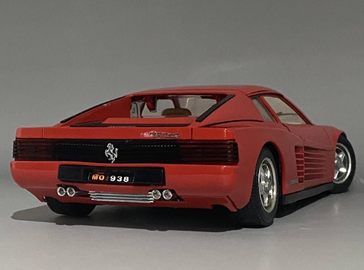 Amazon | Bburago 1/18 Ferrari Testarossa Rosso (Type F110