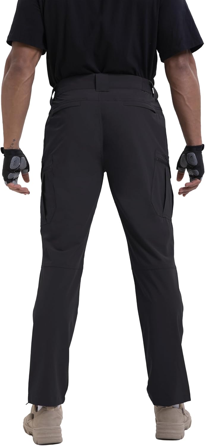 NATUVENIX Lightweight Mens Hiking Pants Quick Dry Travel Pants for Men Water Resistant Work Pants Men with Pockets Outdoor - Image 2