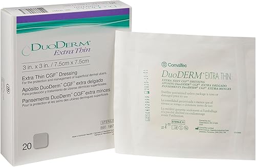 Miniatura 16 de ConvaTec DuoDERM - Gel de control extra fino, fórmula de 2 x 4 pulgadas, apósito adhesivo estéril hidrocoloide para heridas superficiales, baja