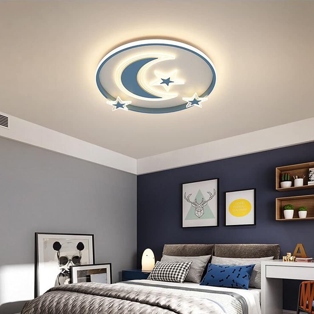 Lampada LED Soffitto A Forma Di Basket - Dimmerabile Con Telecomando Per Camera Bambini - Foto 2