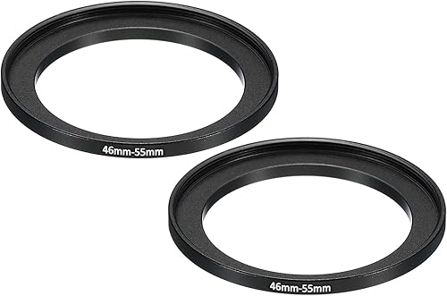 Miniatura 6 de PATIKIL Anillo elevador de metal de 1.929 in a 2.047 in, paquete de 2 anillos adaptadores de filtro de lente de cámara, anillo adaptador de filtro