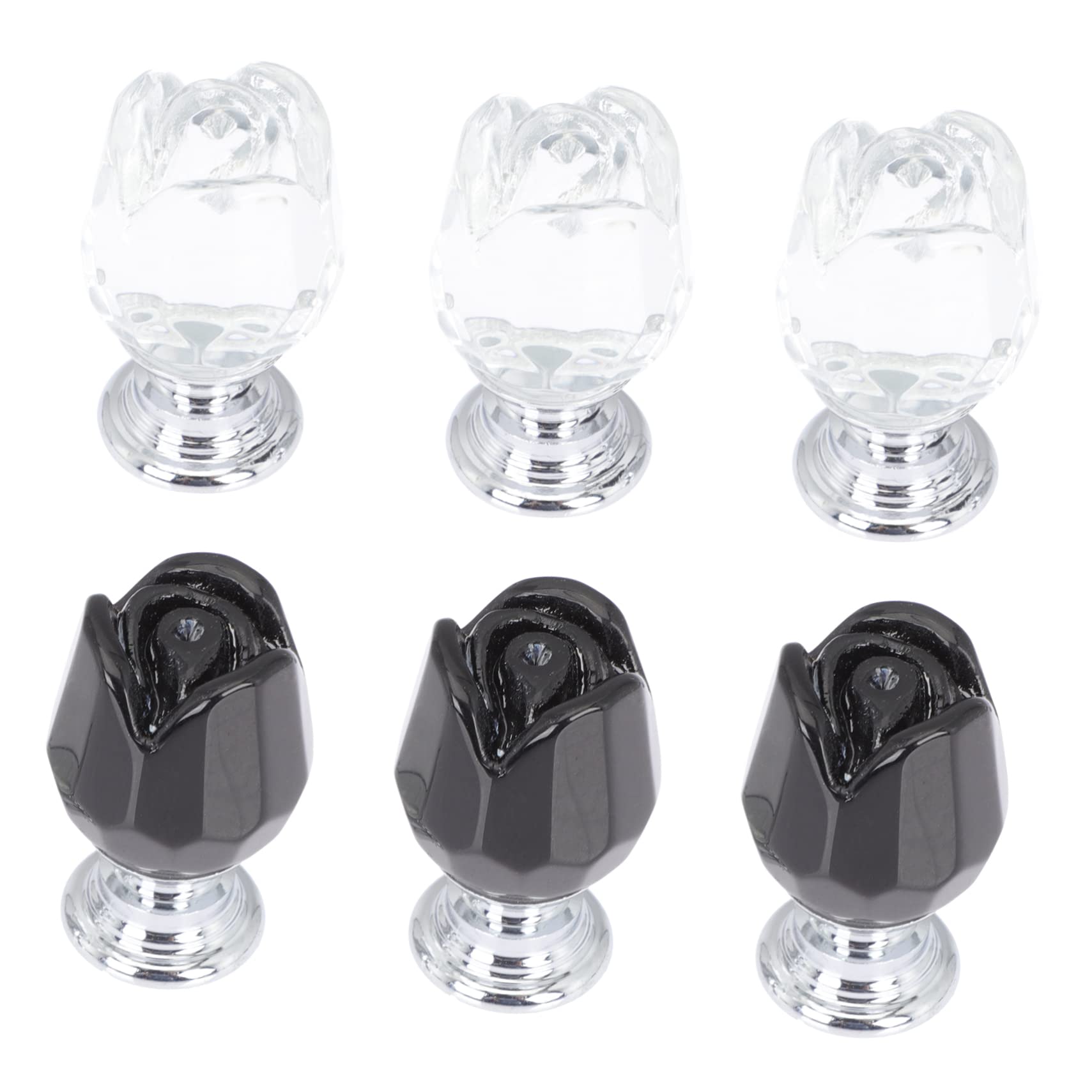 NUOBESTY 3 Sätze Schubladenknöpfe Teiliges Europäischer Transparente Für Kommoden Schränke Und Türen Dekorative Möbelknöpfe Für Elegantes Zuhause 6 Stücke * 3
