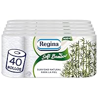 Regina Soft Bamboo - 40 rotoli di carta igienica morbida a 3 strati