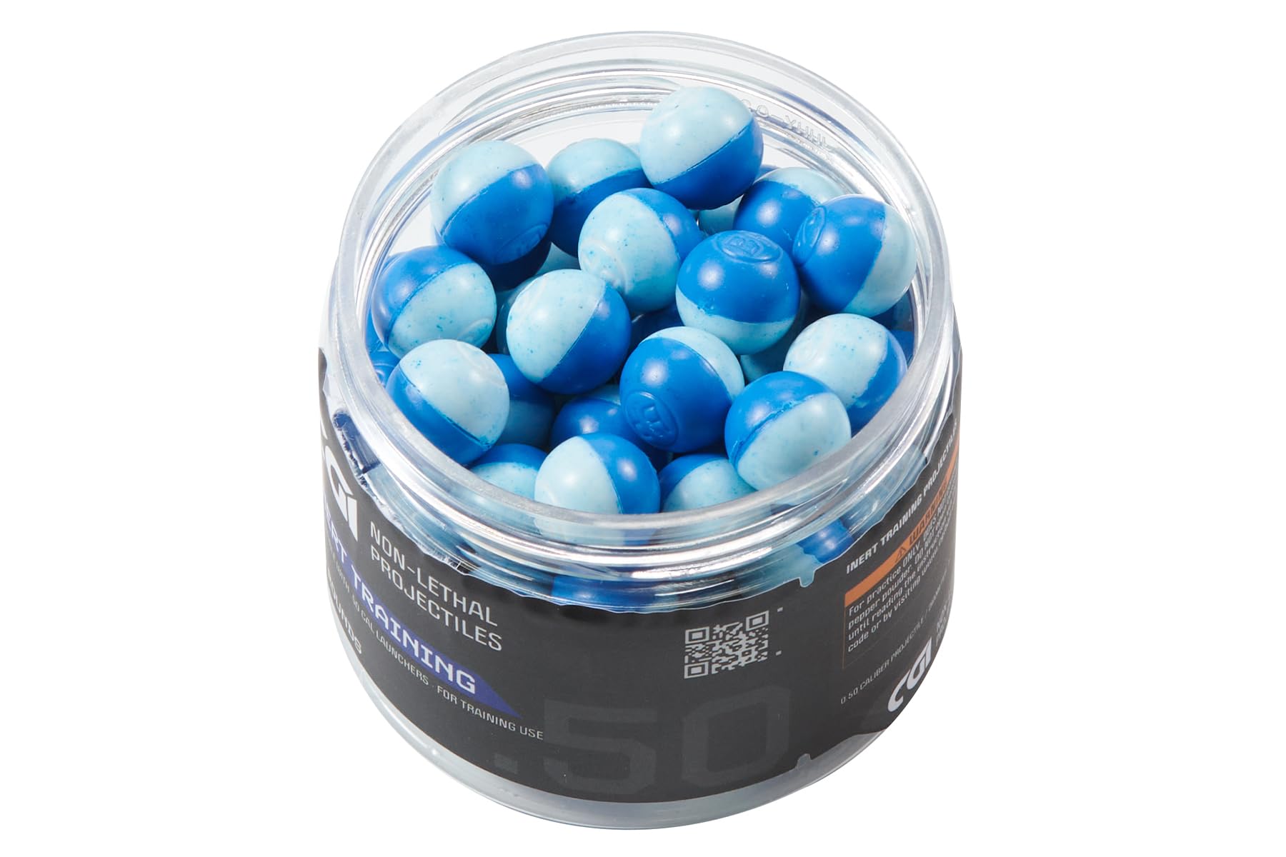 GoldenBall CGI 75 Rounds .50 Caliber Non Lethal Training Projectiles Training Ball Self-Defense Training Ball for Pepper Launcher - 2 Pack