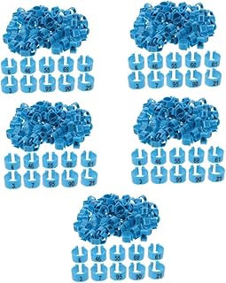 Balacoo 500 Pçs Tornozeleira De Pombo Anéis De Bebê Etiquetas De Plástico Etiquetas Numéricas Faixas De Perna De Pintinho Etiquetas De Frango Anéis De Perna De Pomba Anéis De Perna De