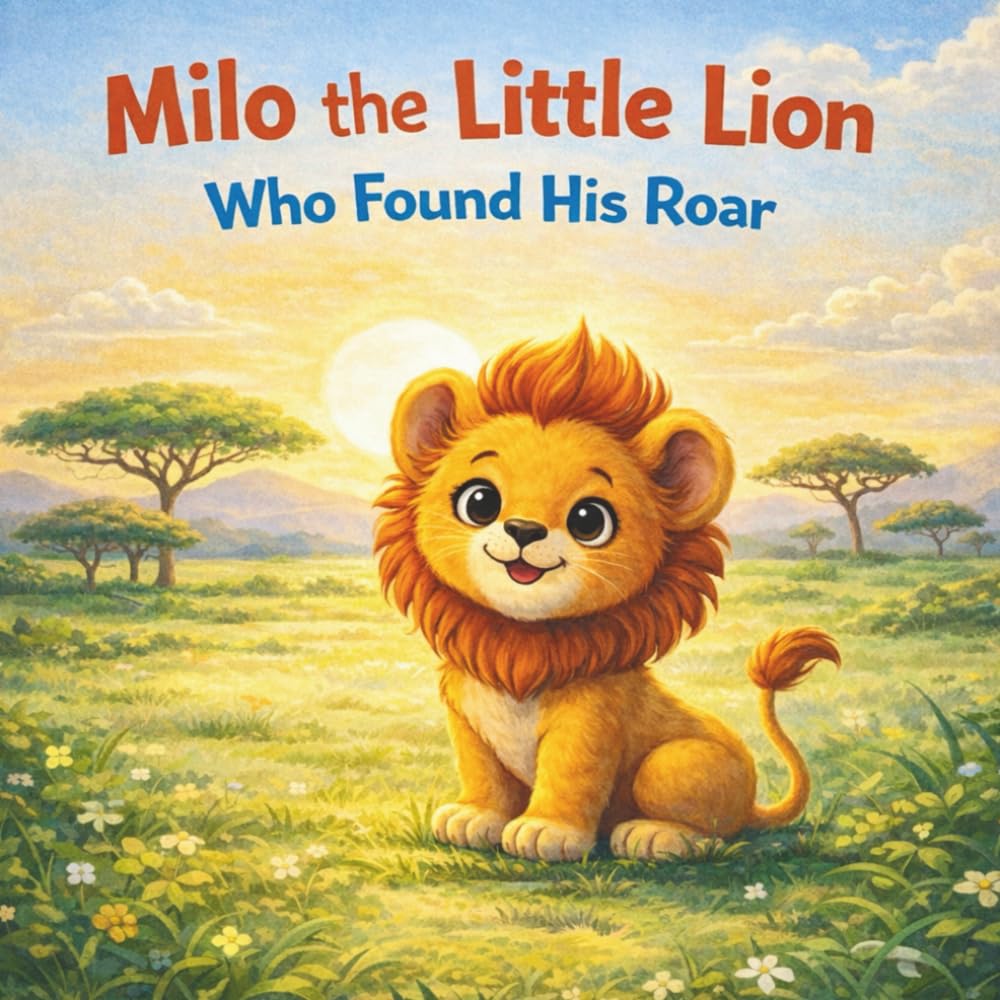 Milo the Little Lion Who Found His Roar: A Brave Story About Courage, Confidence, and Finding Your Voice (Milo Emotional Skills Series)