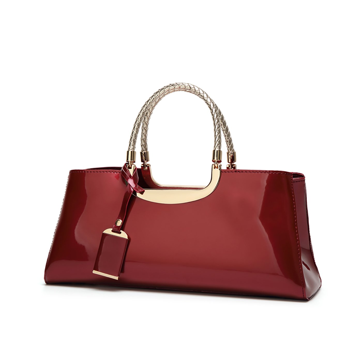 Coolives Dames Clutch Handtas met Korte Hengsels Banket Tas met Schouderriem in PU-lakleer Schoudertas Crossbodytas Voor het bijwonen van een Feest of Bruiloft Koningsblauw