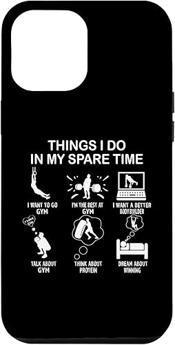 Miniatura 10 de iPhone 14 Thing I Do in My Spare Time entusiasta del gimnasio, estuche para amantes del gimnasio