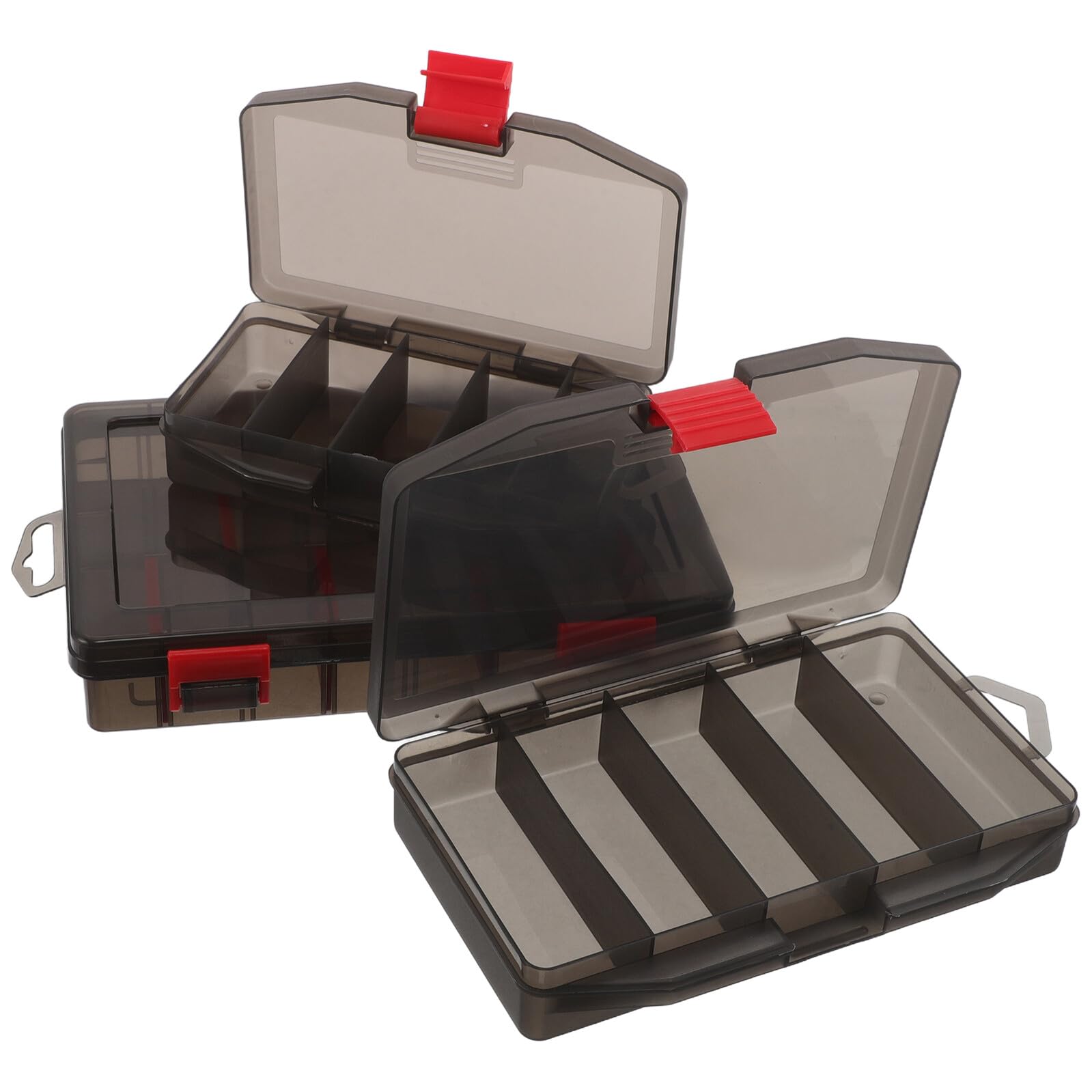 Boîte de rangement compartiments compacte pour appâts souples - 8