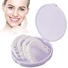 Fake Teeth Kit, 4 PCS Dentures Teeth for Women and Men, Dental Veneers for Temporary Teeth Restoration, Nature and Comfortable, Protect Your Teeth and Regain Confident Smile