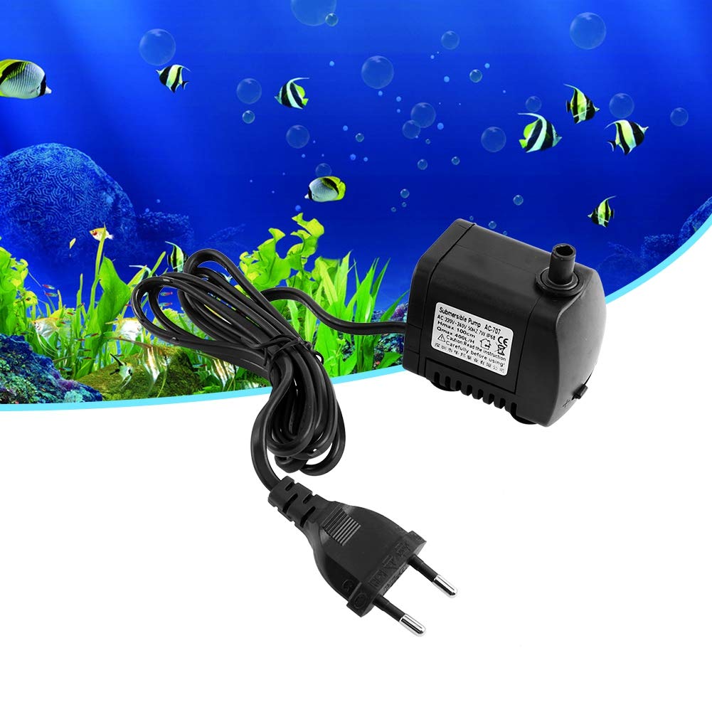 AT-707 Zatapialna pompa wodna, zatapialna pompa wodna Hydroponic do akwarium Ultra cicha fontanna ryba z przewodem zasilającym 57 nóg do akwarium staw rzeźba hydroponiq