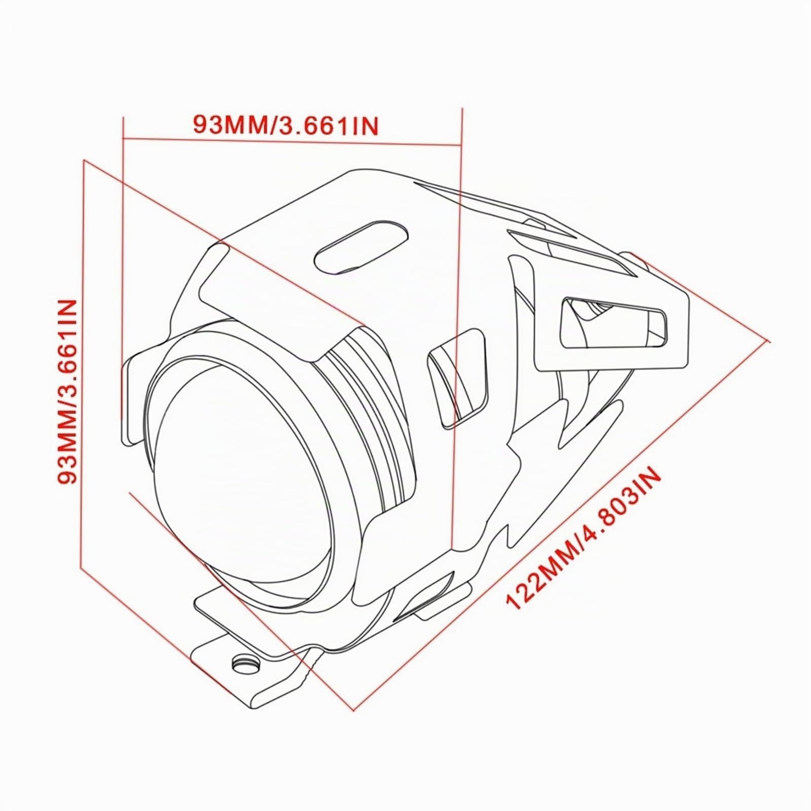 Per Benelli Per TRK 251 502 502X 702 702X TRK502 TRK502X TRK702 12V Moto Faro Di Guida Spot Testa Della Lampada Nebbia Faretti Faro Del Motociclo(1 pair and switch)