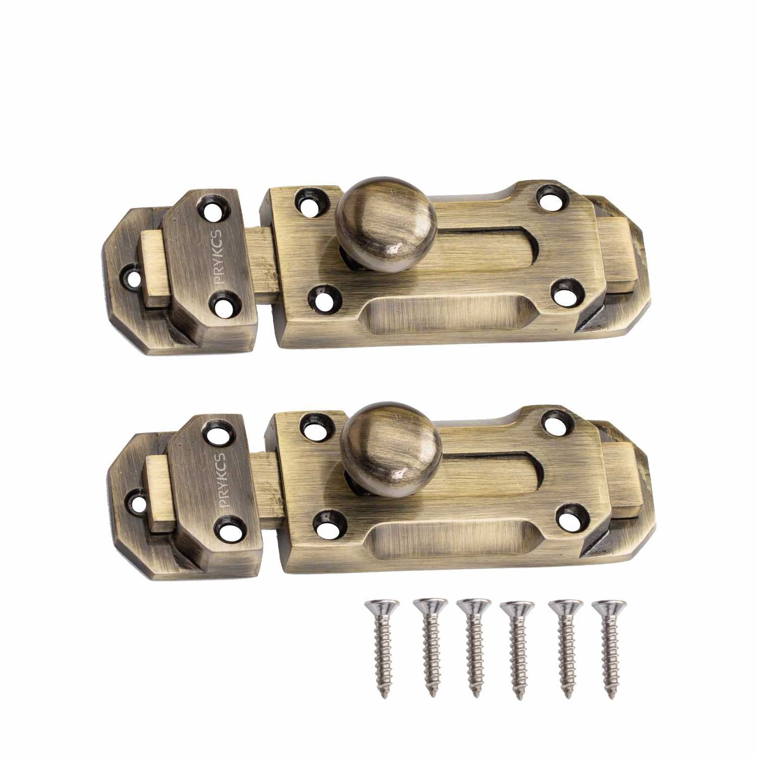 Zinc Bathroom Latches - Secure & Antique Style -1 Zinc Bathroom Latches - Secure & Antique Style -1