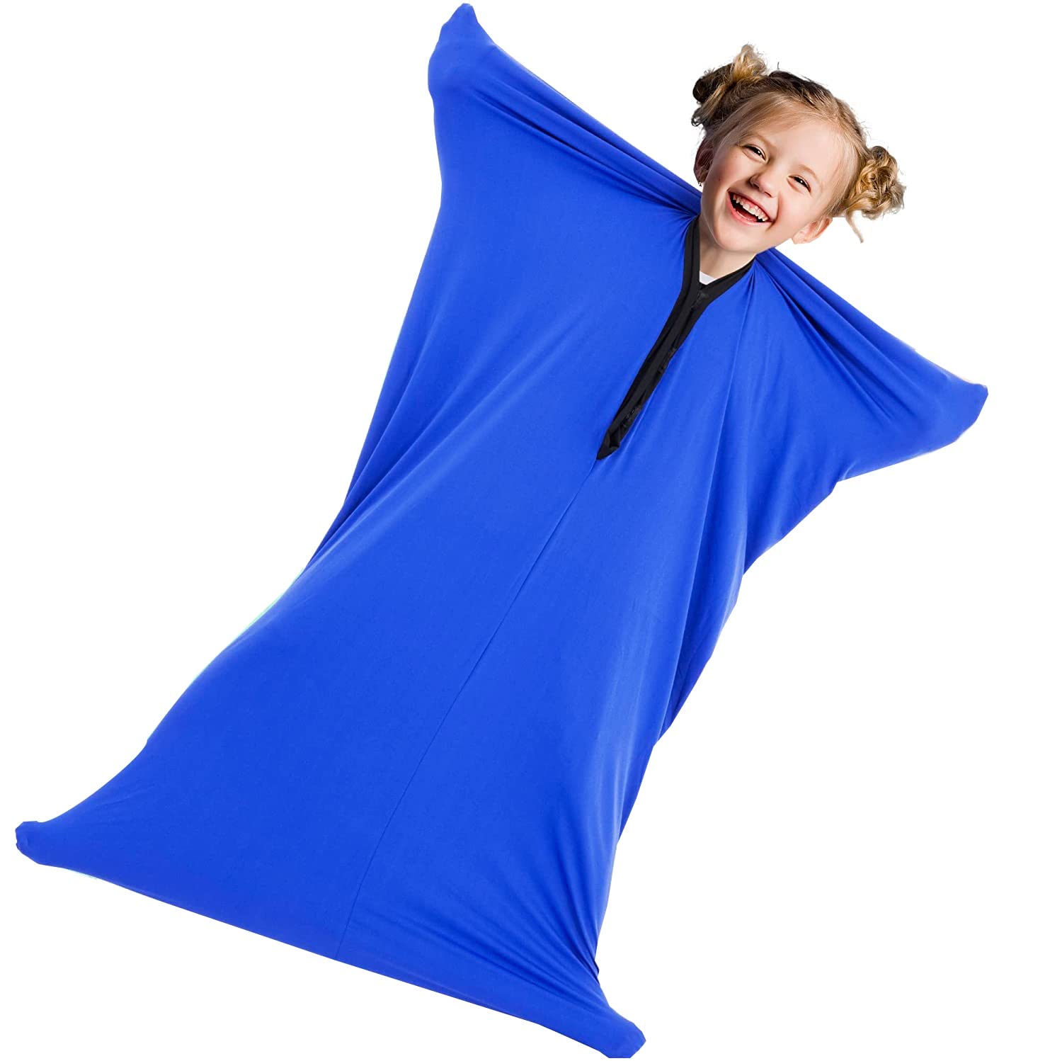 Kangxysq Boys Dark Blue Fun Dynamic Movement Socks Body Awareness Socks For Kids Body Sox For Autistic Children Autism Self Calming Relaxing Sensory(,Medium/M)