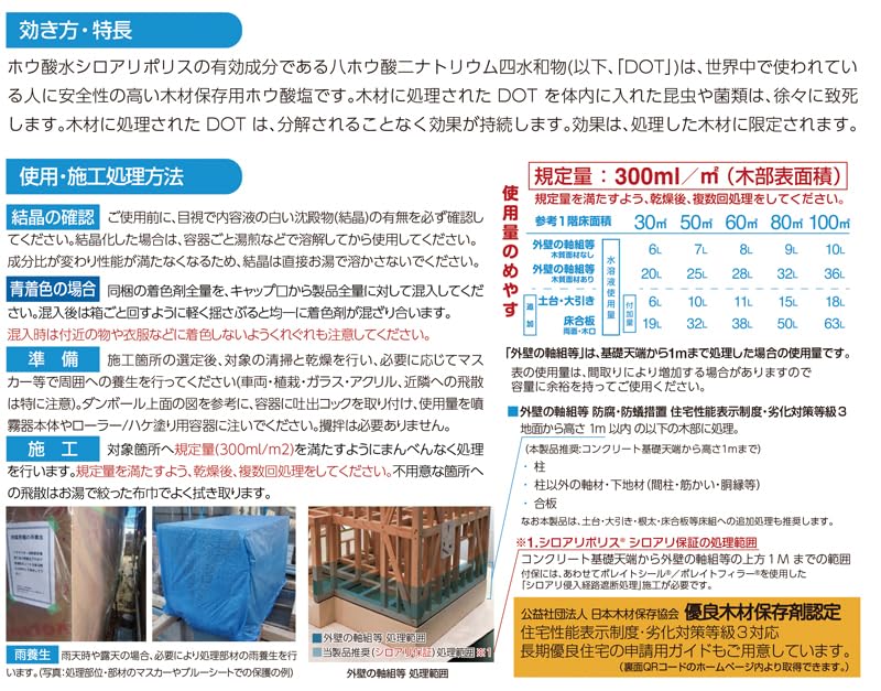Amazon.co.jp: シロアリポリス 防腐防蟻ホウ酸水 クリア 19L BHK-1870