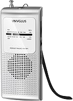 Vista 1 de Radio portátil AM FM, radio de bolsillo pequeño VNVGLUS con la mejor recepción, 2 pilas AAA, conector para auriculares, fácil de usar para caminar