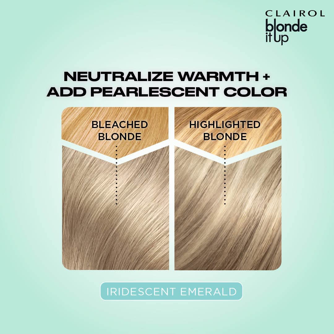 Clairol Blonde It Up Crystal Glow Kit toner Émeraude irisée