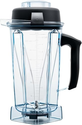 64oz Blender Pitcher Container Compatible with Vitamix 5200 5000 5300 6300 E310 E320 VM0101 VM0102 VM0103 VM0197, BPA-Free Replacement Jar Cup with Lid for Classic Explorian Professional Series