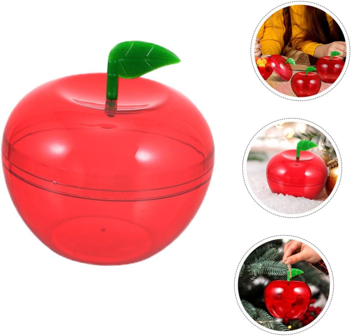 Ipetboom 120pcs Shaped Candy Containers Plastic Goody Boxes for Christmas Parties Weddings and Events for Treats Chocolates and Snacks