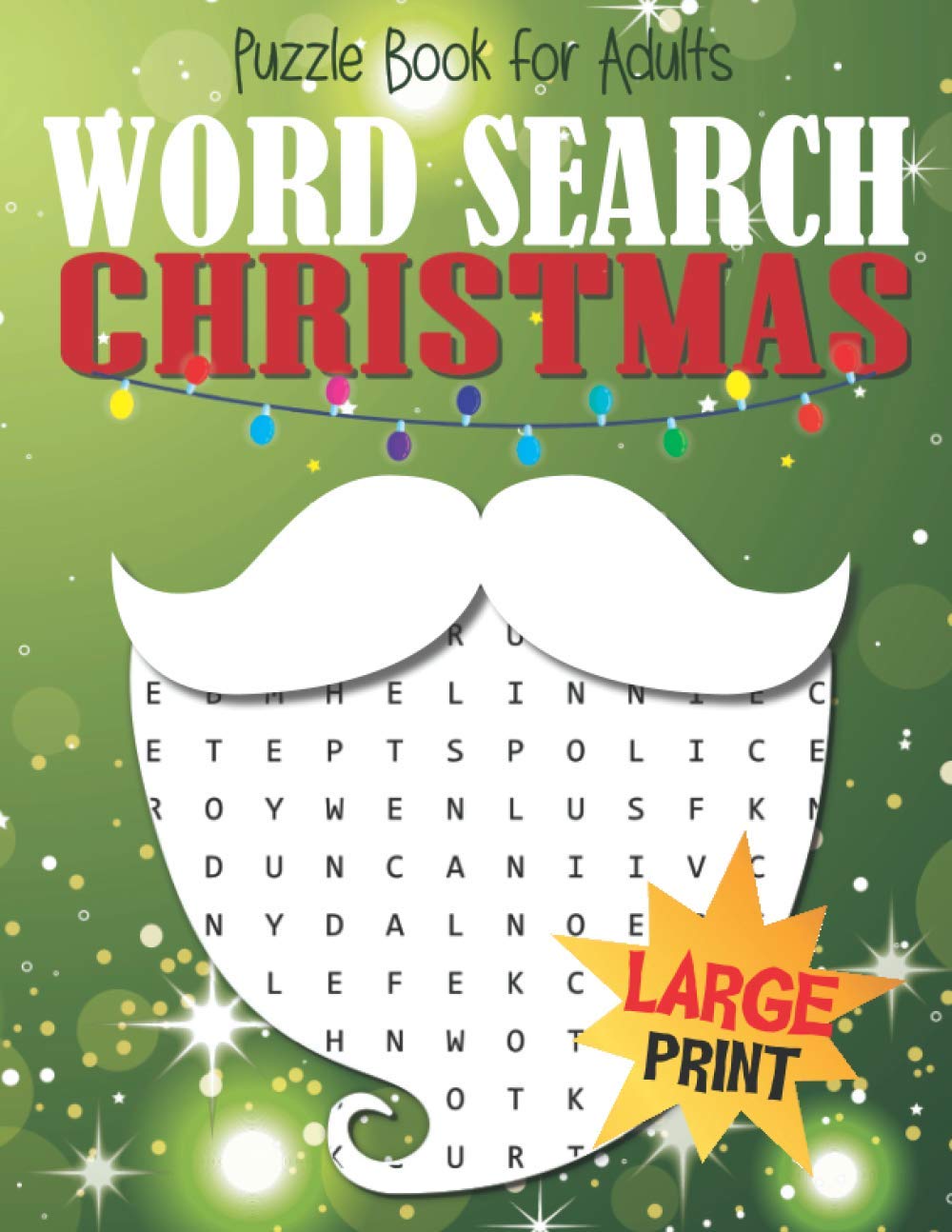 Christmas Word Search Puzzle Book for Adults Large Print: Crossword Puzzles Activity Book for Adults. Funny, Xmas Categories. Brain Exercise, Fun, and Relaxation in one! A4
