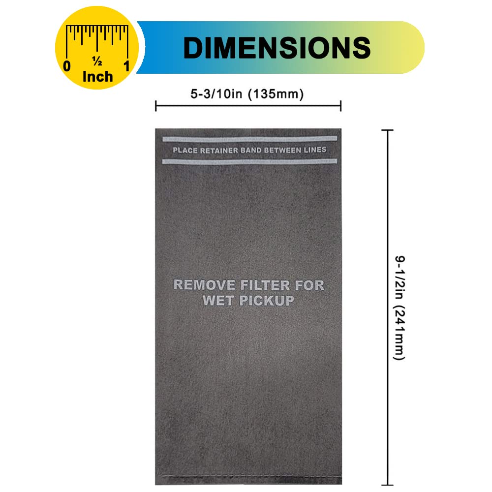 watage&#39;s shop  SpaceTent CMXZVBE38737 Shop Vac Filter Bags, compatible with