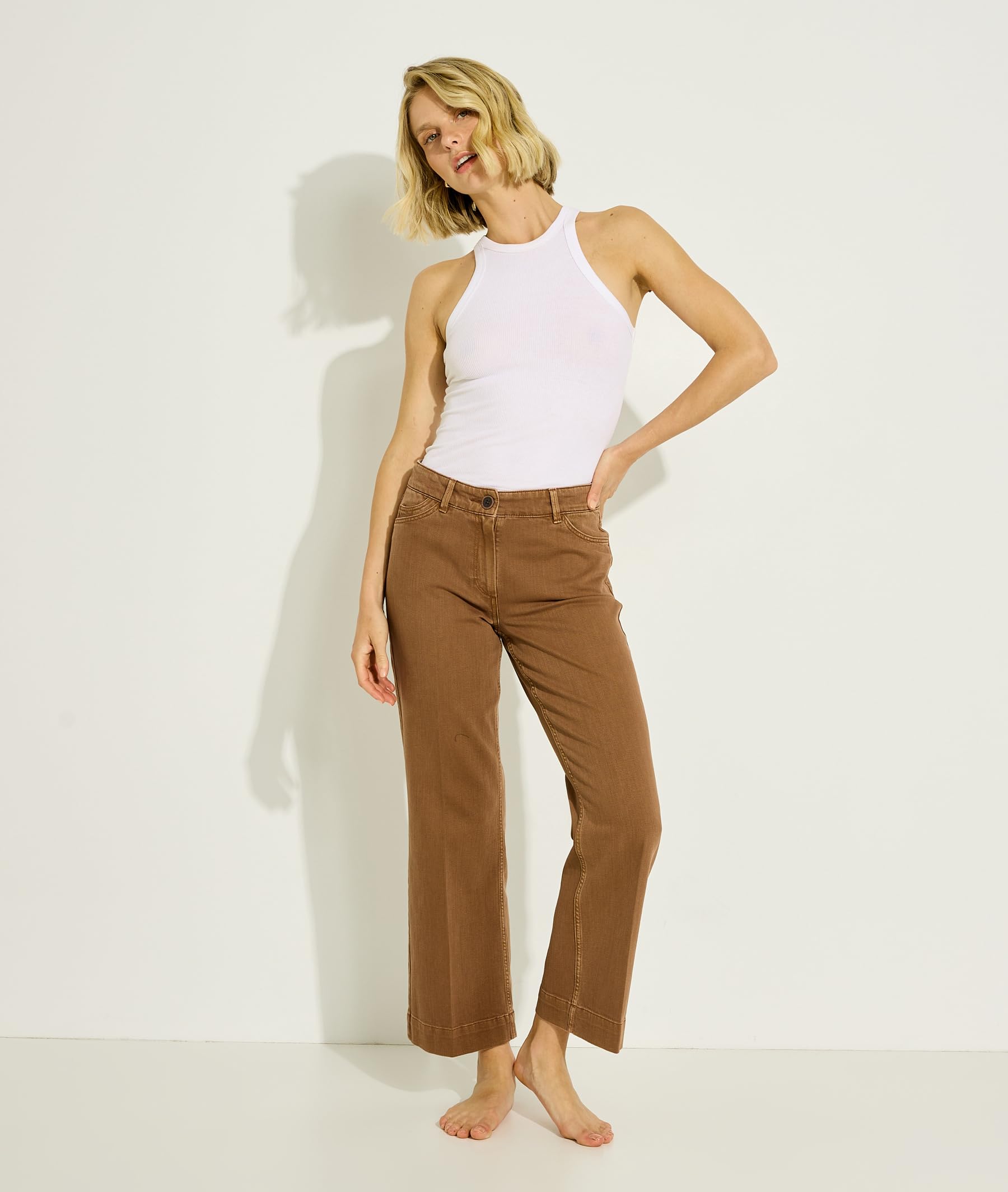 Grain de Malice Jean Flare Raccourci Kansas RF02 Femme