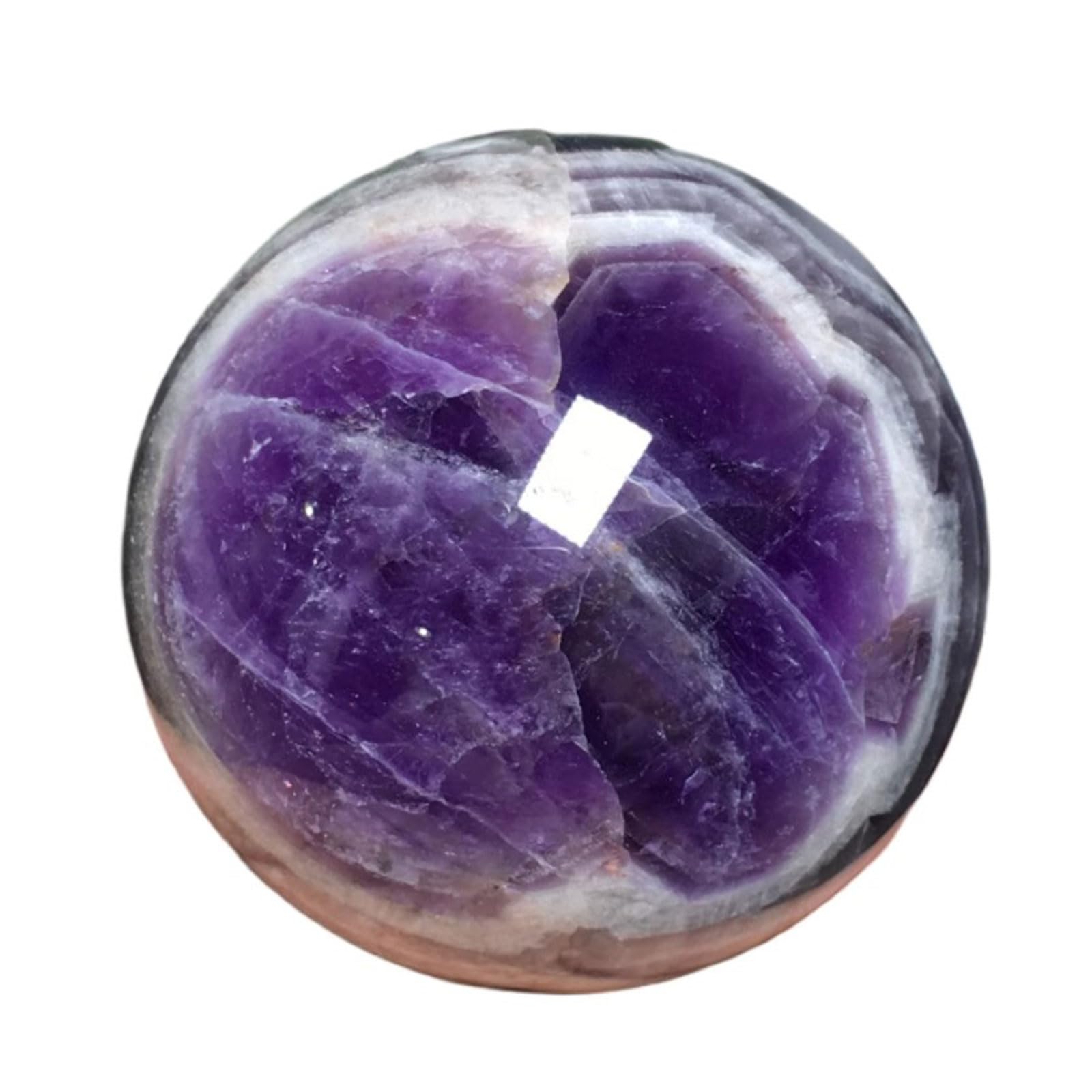 DFrywdgSEY crystal ball, Dream Amethyst Crystal Ball for Divination/Chakra Balance/Yoga/Home Office FengShui Decor/Meditation Gift(Diameter 2.4")