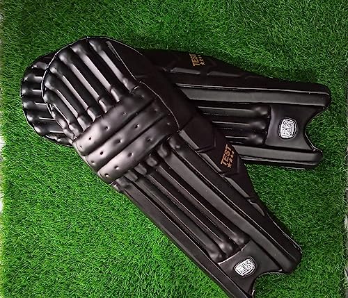 Image of Batting Leg Gaurd Test Black PU - 25 inch Inch Youth Size