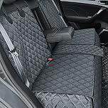 ANOSOSPECIAL Dog Car Back Seat Cover for Kids,Non Stick Fur Rear Seat Protector for Pet,Nonslip Waterproof Durable Universal Fit Interior Backseat Covers for Auto Van SUV