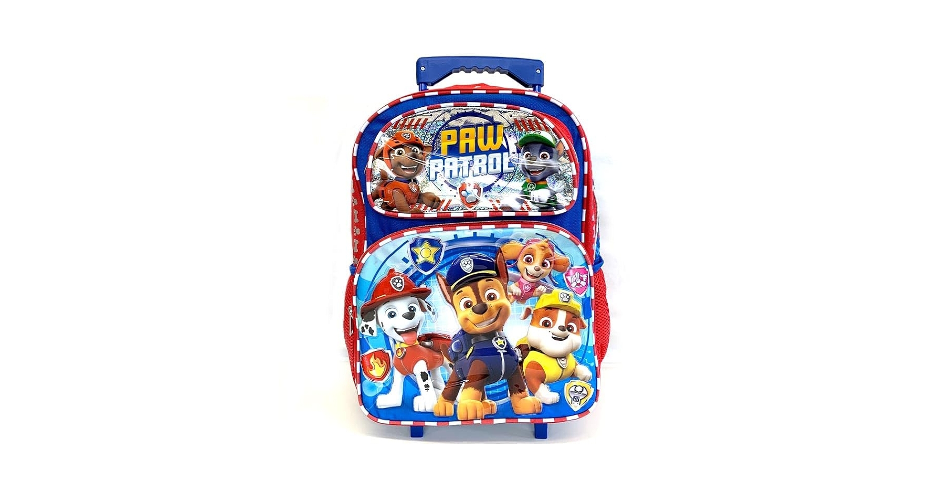 【美品】パウパト　キッズトラベルキャリー 子供 キャリーケース キャリーバッグ パウ・パトロール Lサイズ