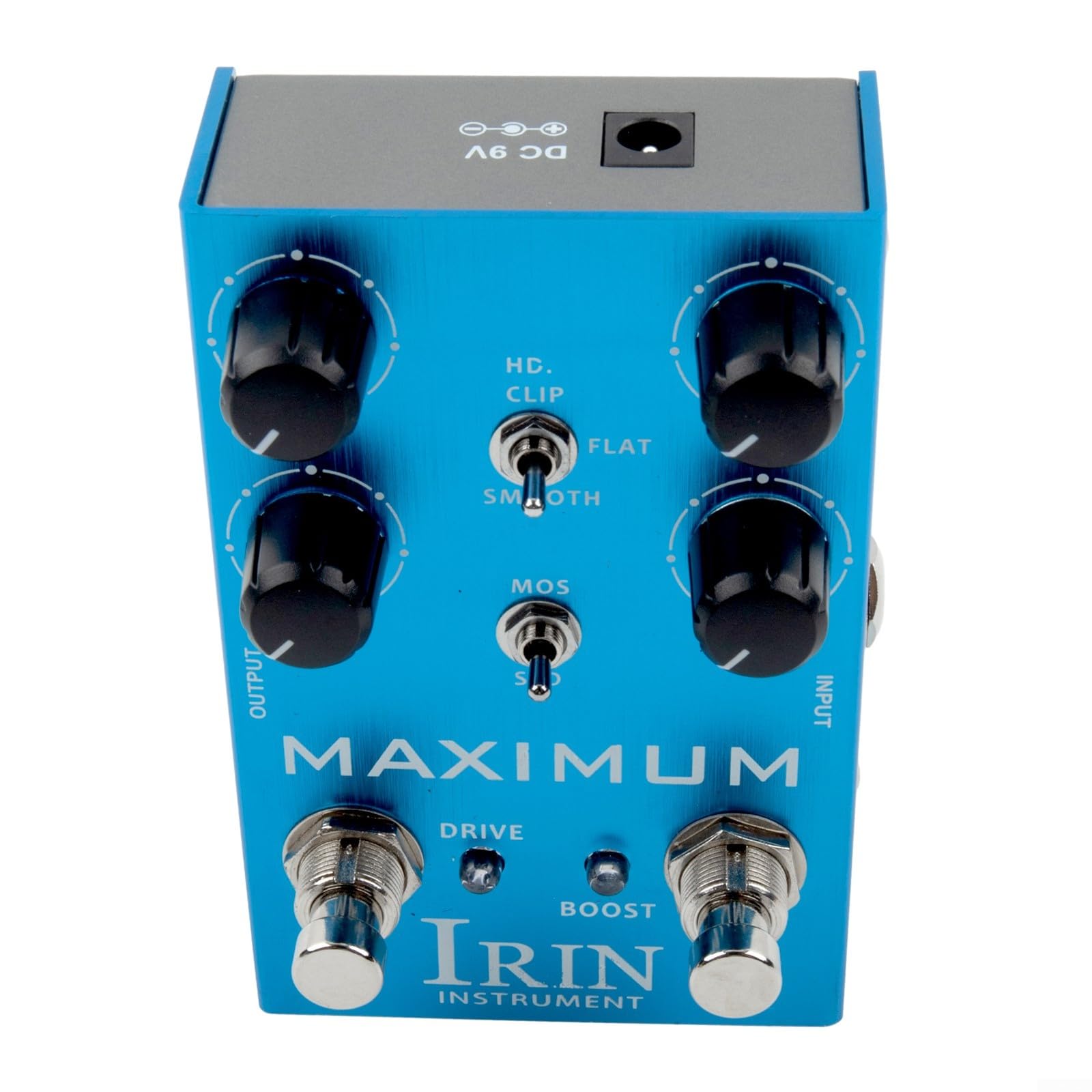 IRIN - Pedale per effetti per chitarra, overdrive distorsione a dieci segmenti, equalizzatore per effetti per chitarra elettrica e basso (B)