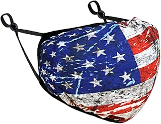 WIRESTER Unisex Cloth Face Mask with Adjustable Ear Loops, 2 Layer Fabric Face Cover Fashionable Design