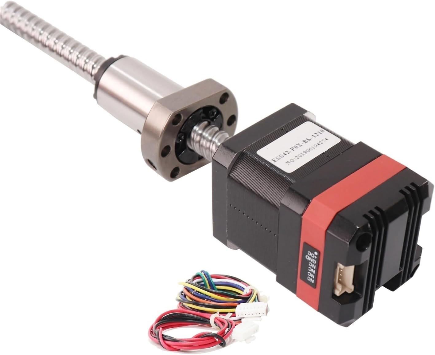 3 Pcs 4-Lead Closed Loop Servo Stepper Motor 42HS40-P0X 1.7A Motor Ball Screw SFU1210 L300MM Closed Huan Integrated Motor(42HS40-1210-L200X3)